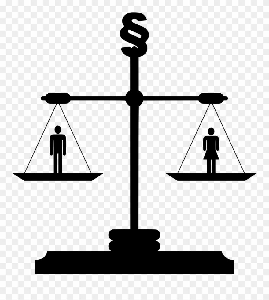 Download Png - Gerechtigkeit Mann Und Frau Clipart