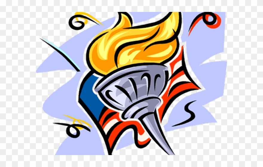 Torch Clipart Winter Olympic Torch - Olympics Clipart - Png Download