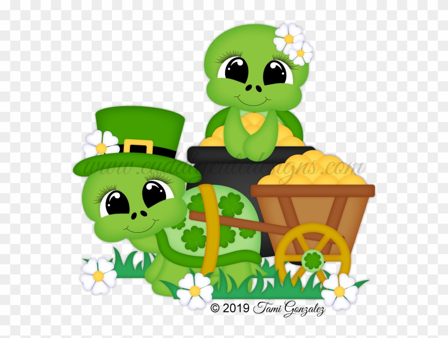 Turtle Treasure - Cartoon Clipart