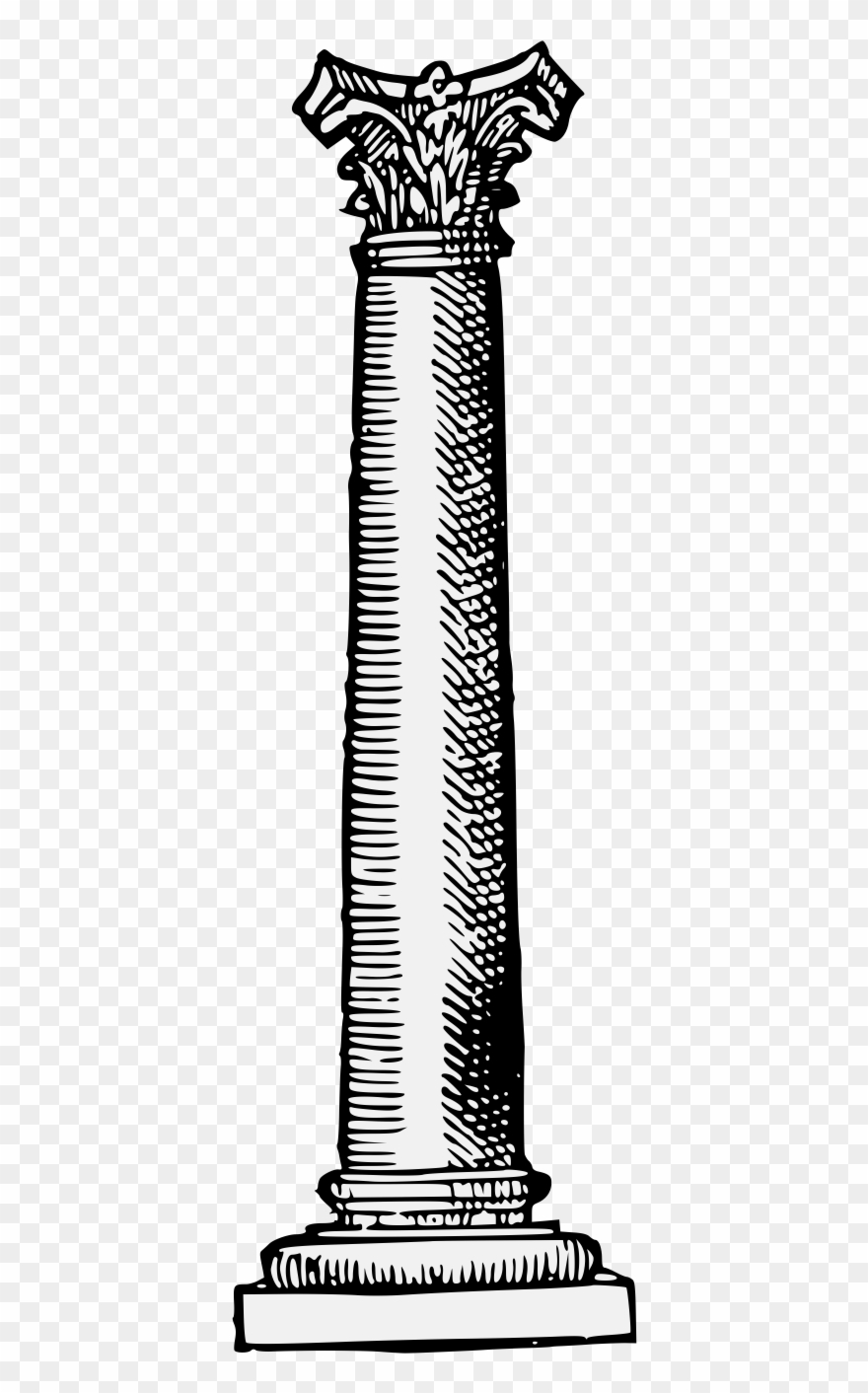 Column - Monochrome Clipart