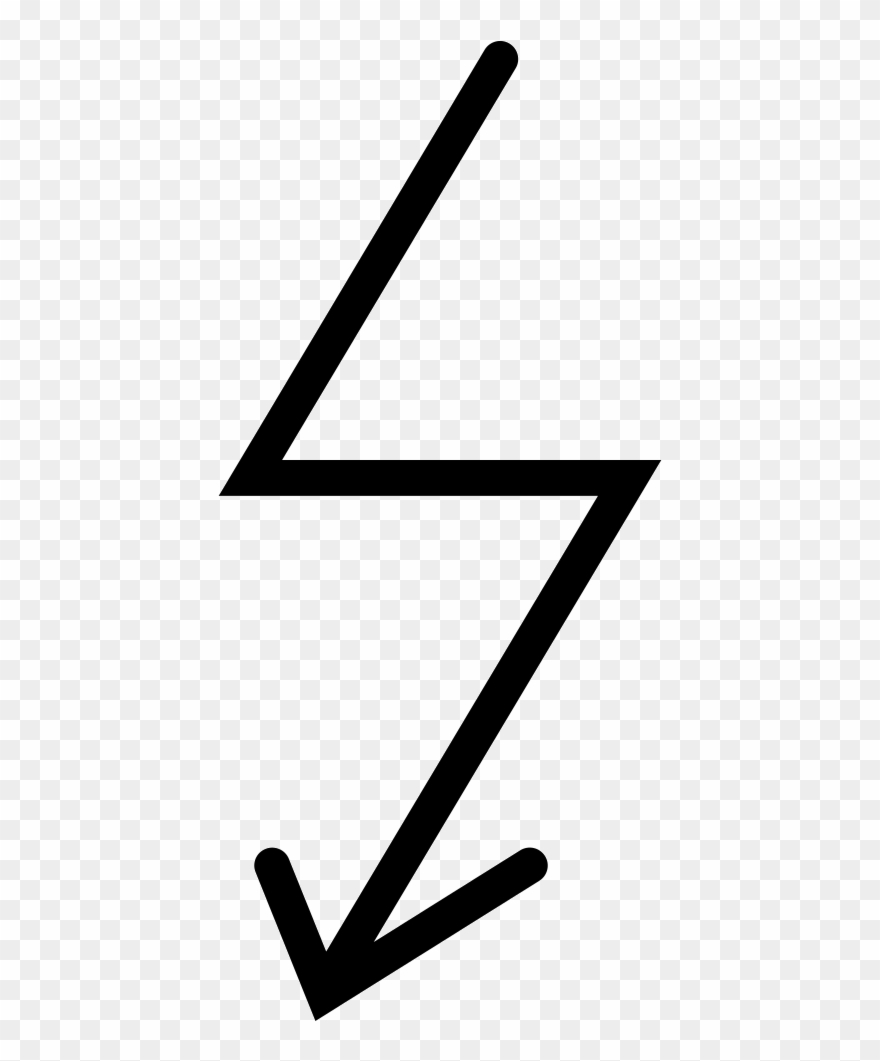 Thunder Clipart Arrow - Png Download