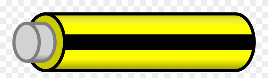 Yellow Black Stripes Png - Red White Striped Wire Clipart