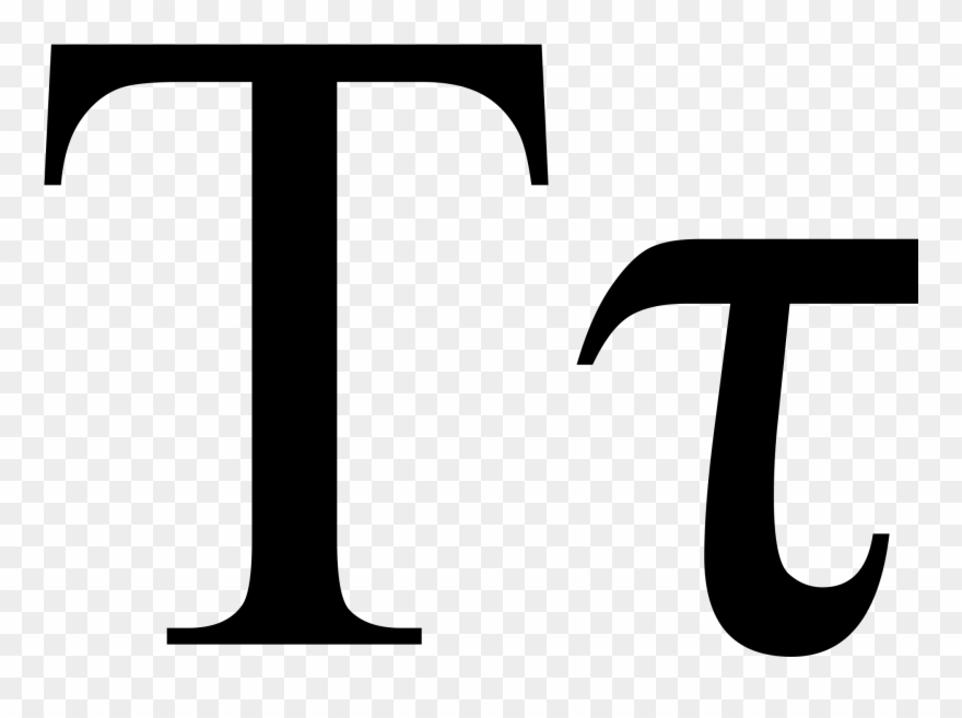 Tau Uc Lc - Greek Letter T Clipart