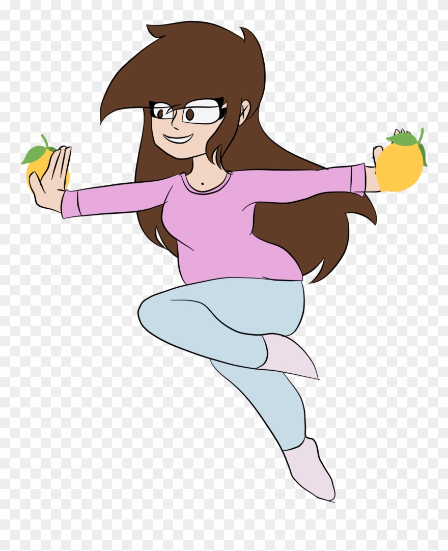 Me Omw To Spam Brad With Lemons - Cartoon Clipart