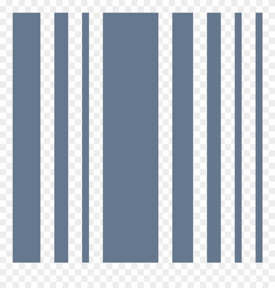 Barcode Clipart Vertical - Style - Png Download