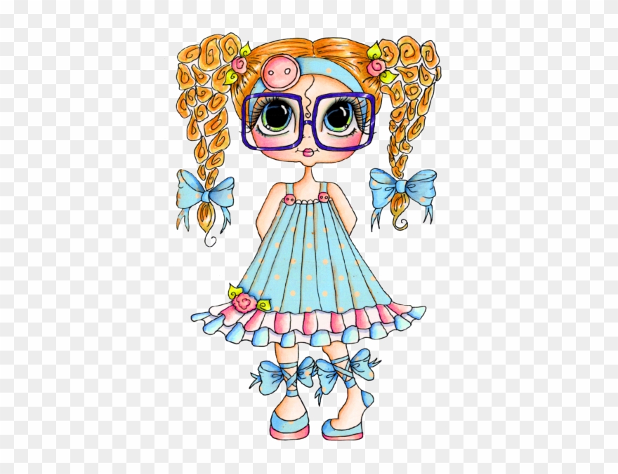 Dibujos De Munecas Tiernas De Ojos Grandes Clipart