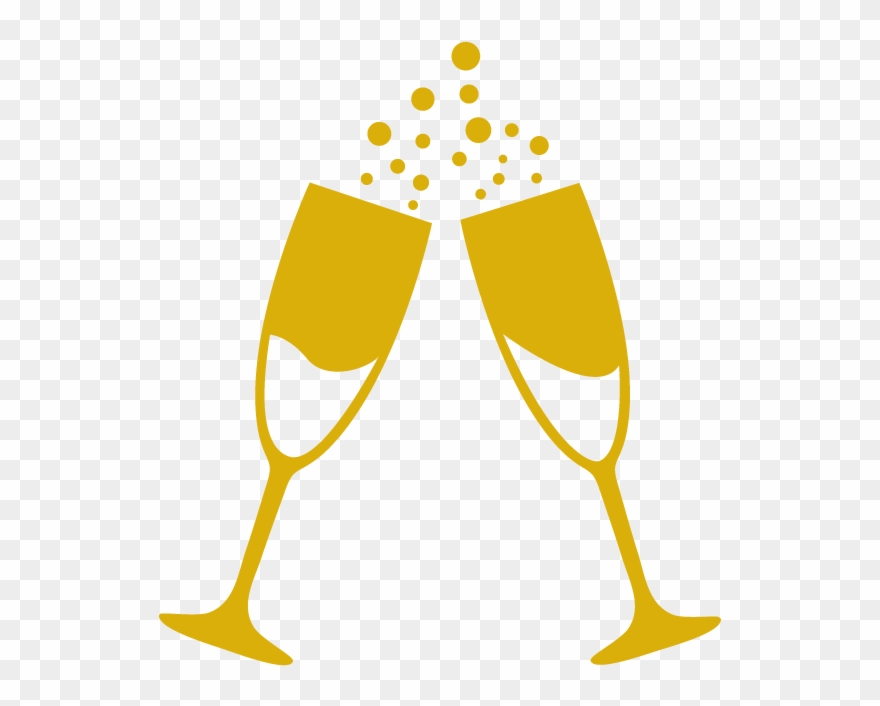 Private Functions At Almond - Champagne Glass Silhouette Png Clipart