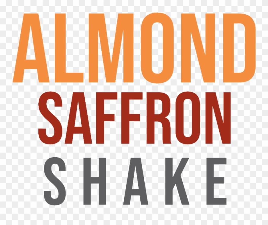 Zago Almond Saffron Shake - Scec Clipart