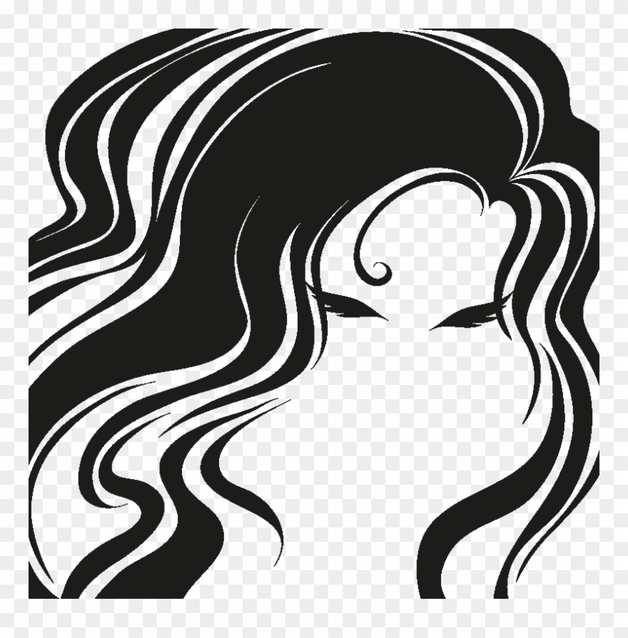 Female Head Silhouettes Png - Hair Vector Free Clipart