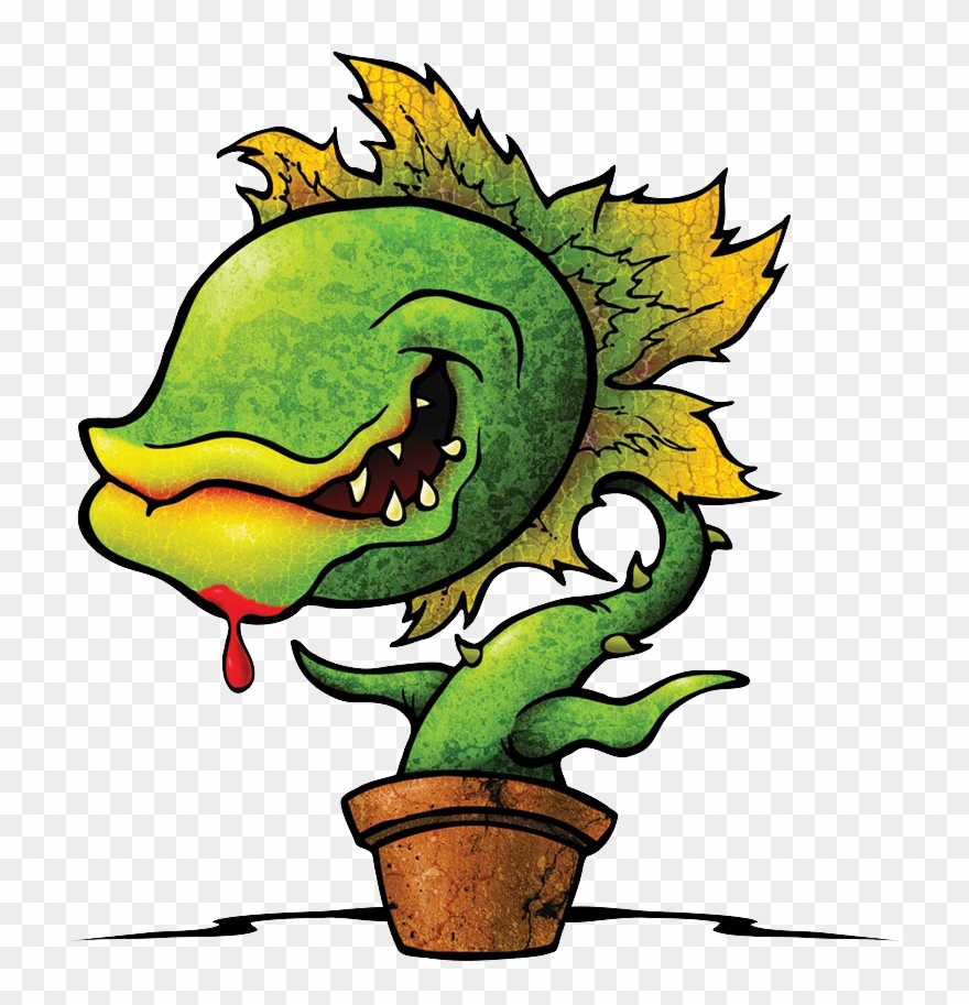 Feeding Your Plant - Little Shop Of Horror The Musical Logo Clipart