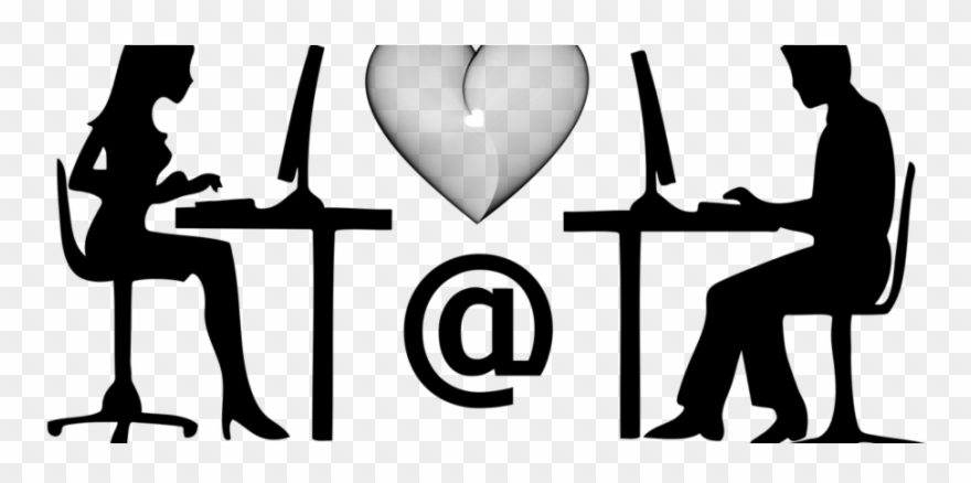 People Talking Online Clipart