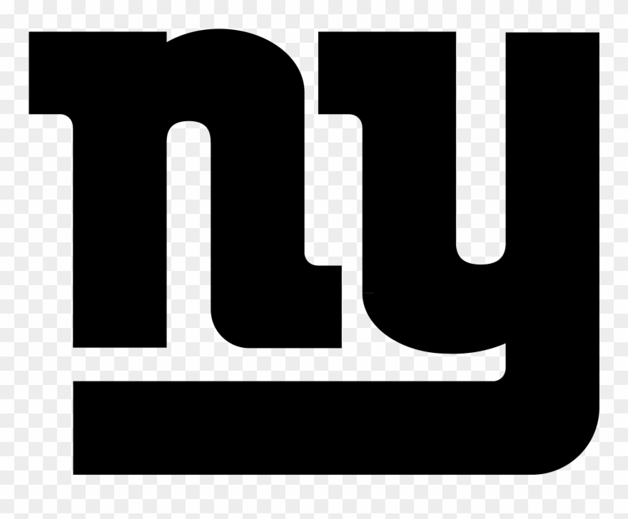 New York Giants Logo Black And Ahite - New York Giants Logo 2019 Clipart