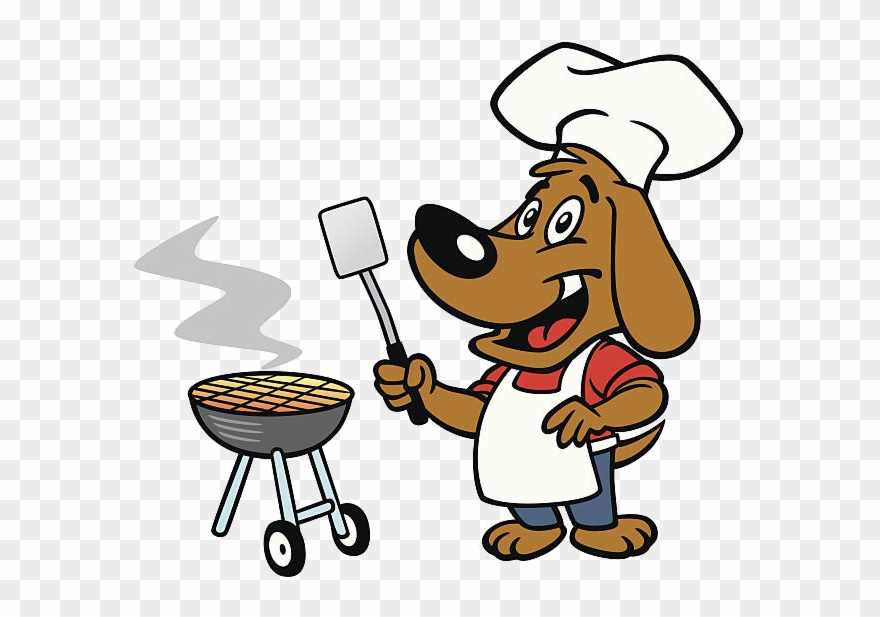 Anniversary Bbq - Dog Chef Clip Art - Png Download