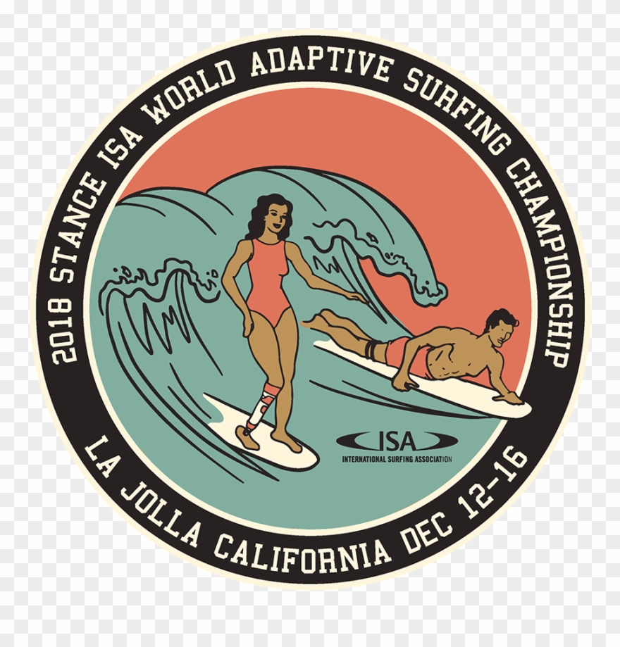 Transparent Calif Surf - Isa World Adaptive Surfing Championship Clipart
