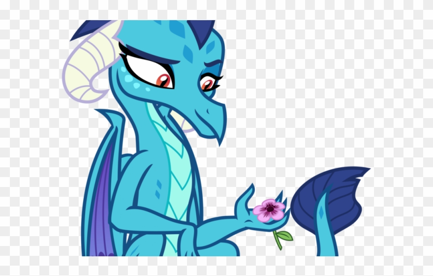 Blue Dragon Clipart Female Baby - Mlp Ember Vector - Png Download