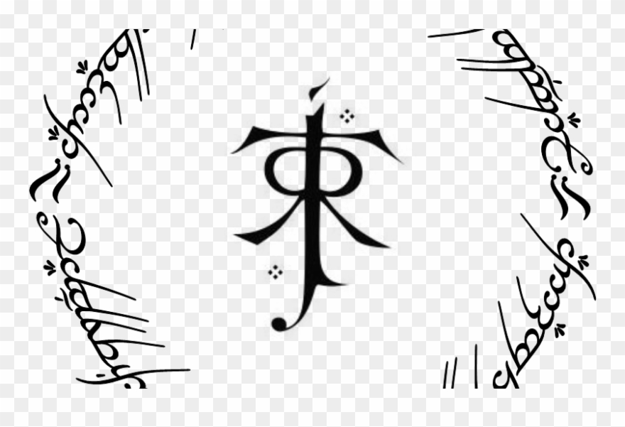 Kisspng The Lord Of The Rings The Hobbit Gandalf Tolkien - Jrr Tolkien Symbole Clipart
