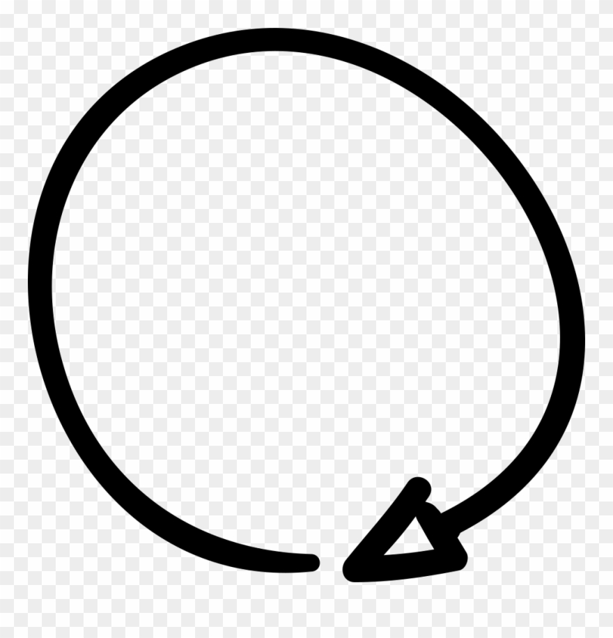 Clockwise Drawn Arrow Comments Clipart