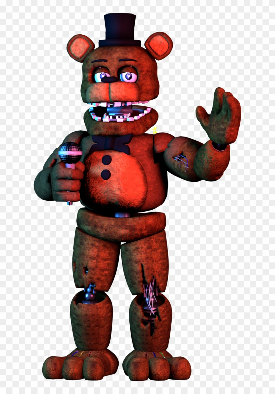 Fnaf Sfm Poster - Fnaf 2 Old Freddy Sfm Clipart