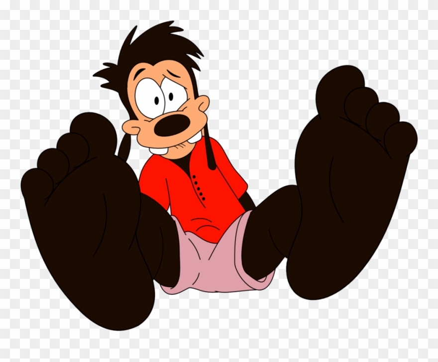 Png For Free - Goofy Movie Max Feet Clipart