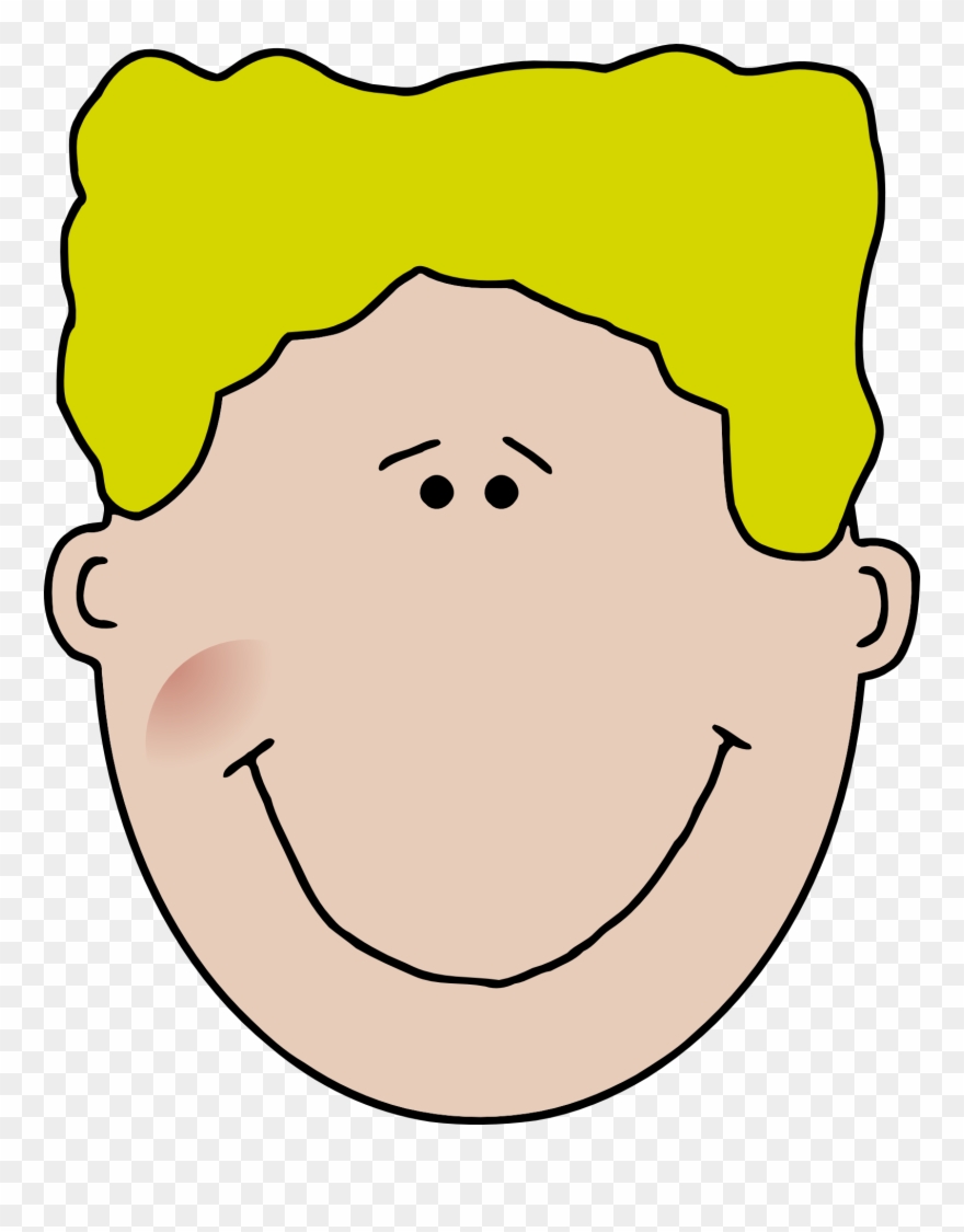 Boy Face Happy Child Young Kid - Carita De Niño Png Clipart