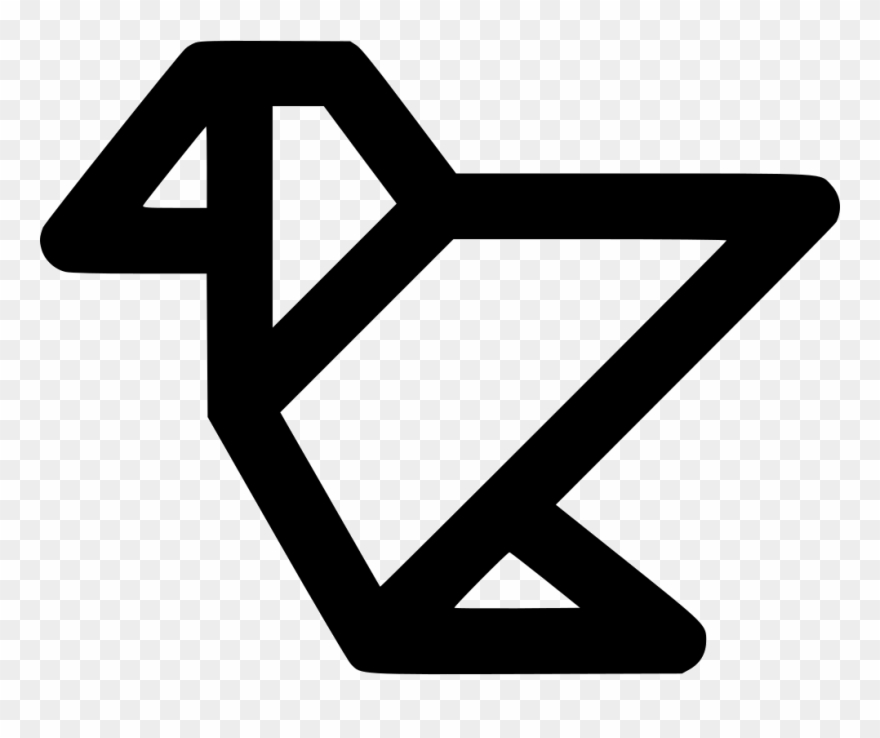 Origami Svg Png Icon Free Download Comments - Burung Kertas Logo Clipart