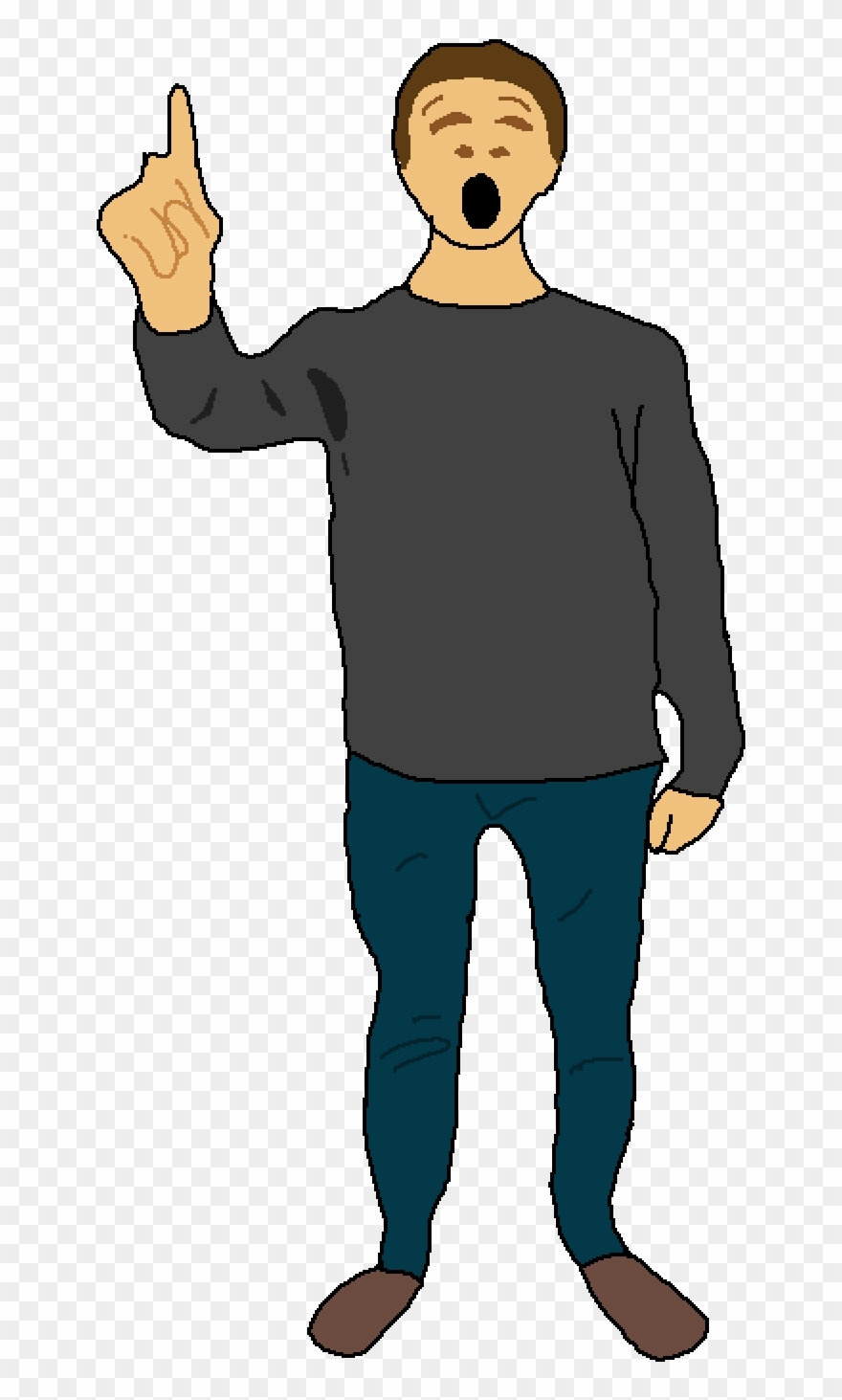 Principal Transparent Background - Baldi's Basics Principal Drawing Clipart