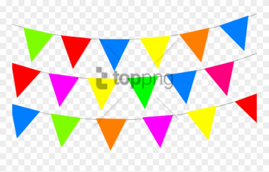 Free Png Fiesta Banners Png Image With Transparent - Clip Art Banderitas