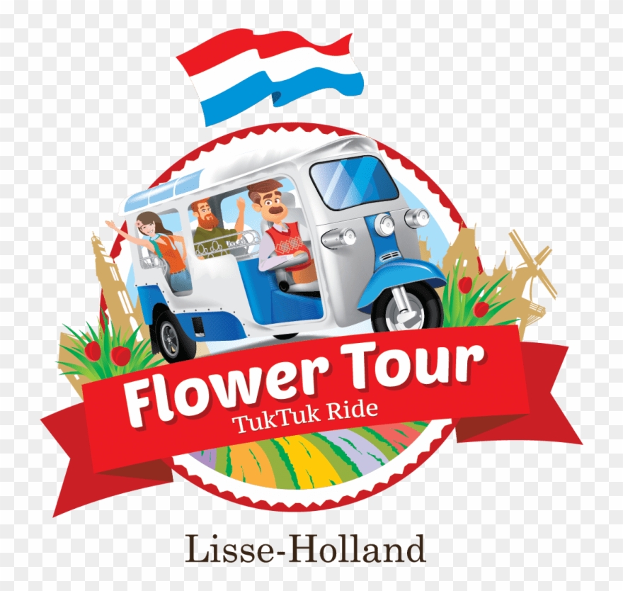 Tuktuk Flower Tour - Keukenhof Png Transparent Clipart