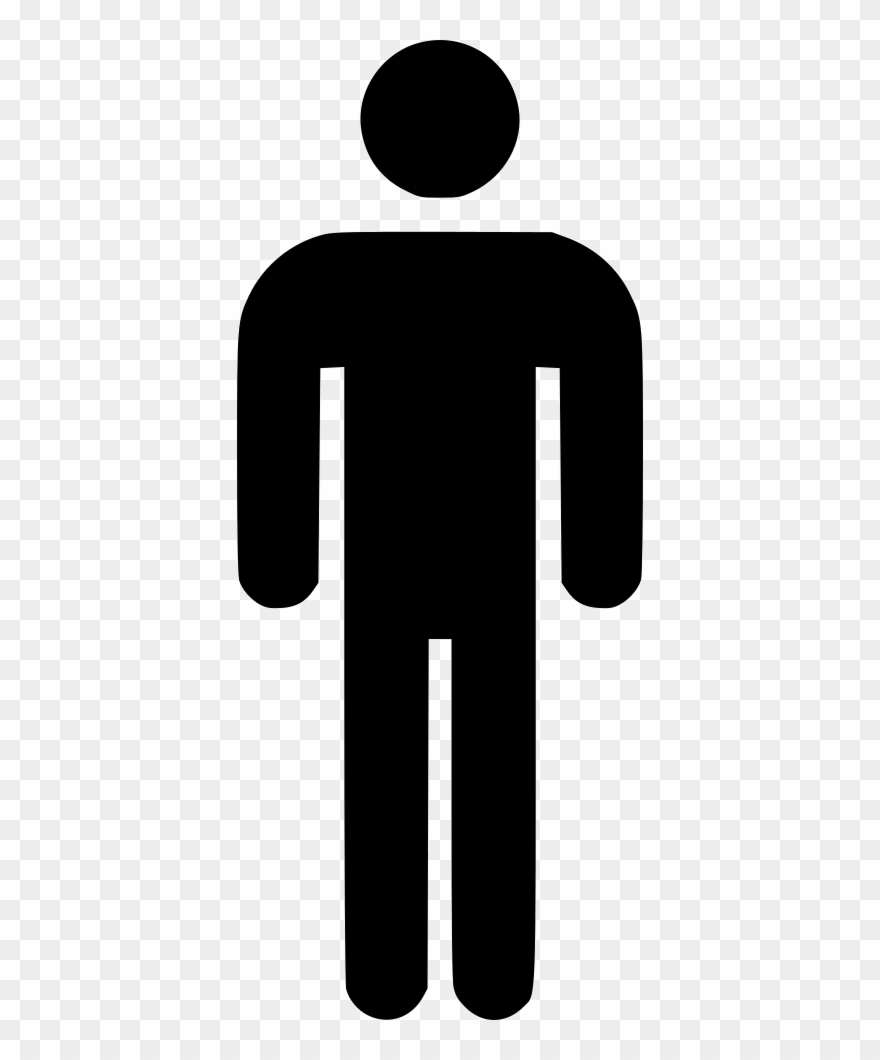 One Person User Comments - Bathroom Man Silhouette Clipart