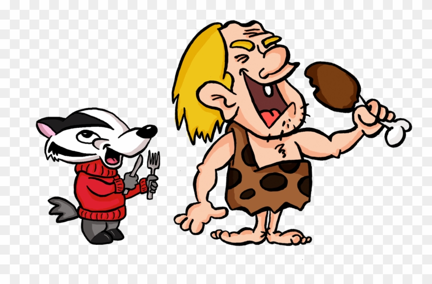 Badger-caveman - Caveman Drawing Transparent Background Clipart