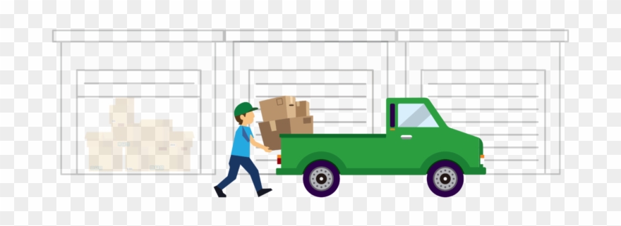Storage Move Tapptruck Moving Services For Units - Pickup Truck Clipart