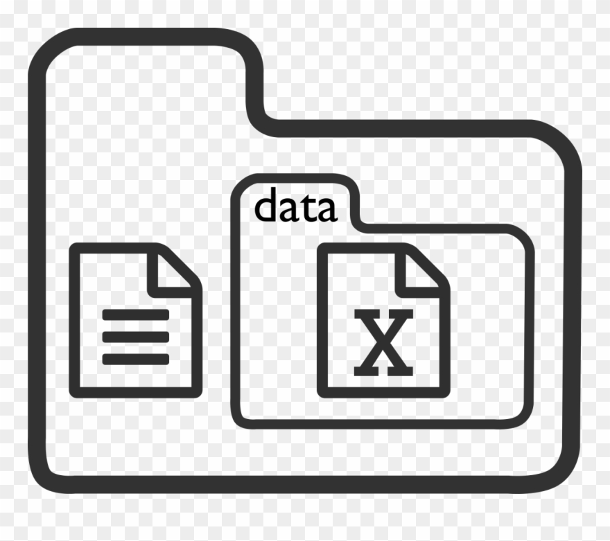 Schematic Of File Organisation For A Simple Example Clipart
