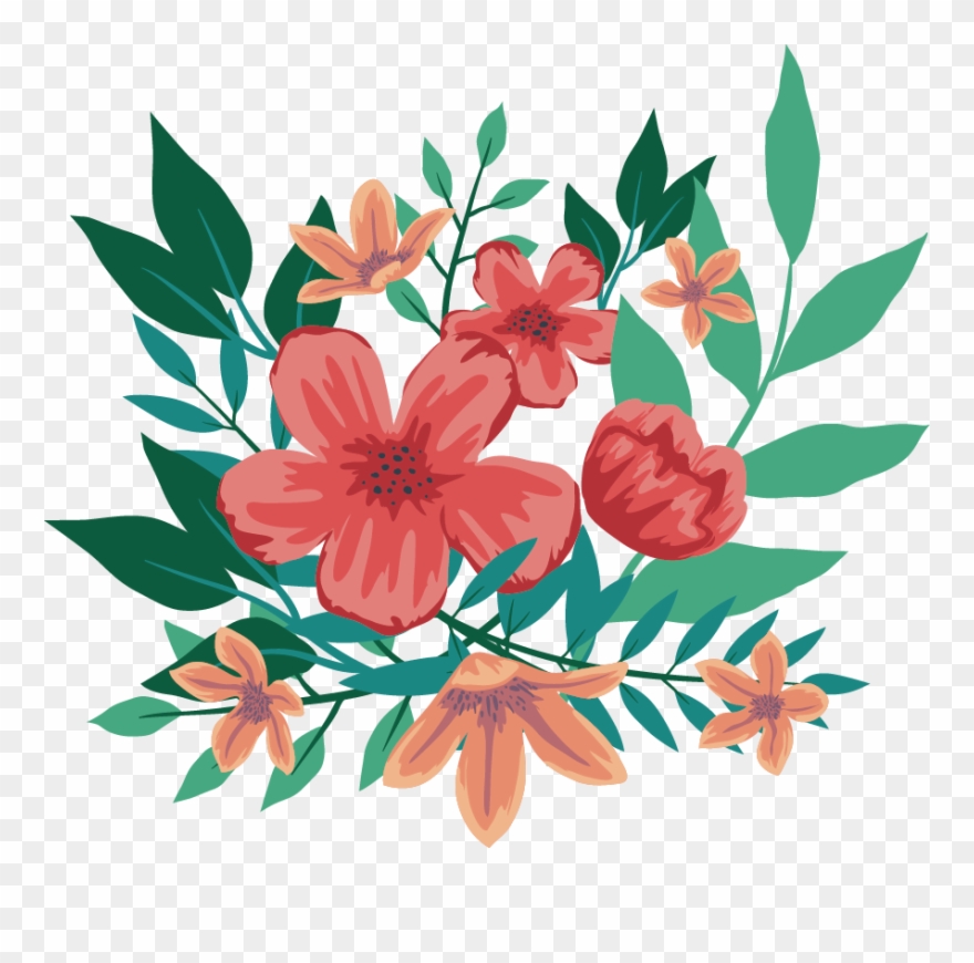 Bouquet Drawing Shading - 일러스트 꽃 Png Clipart