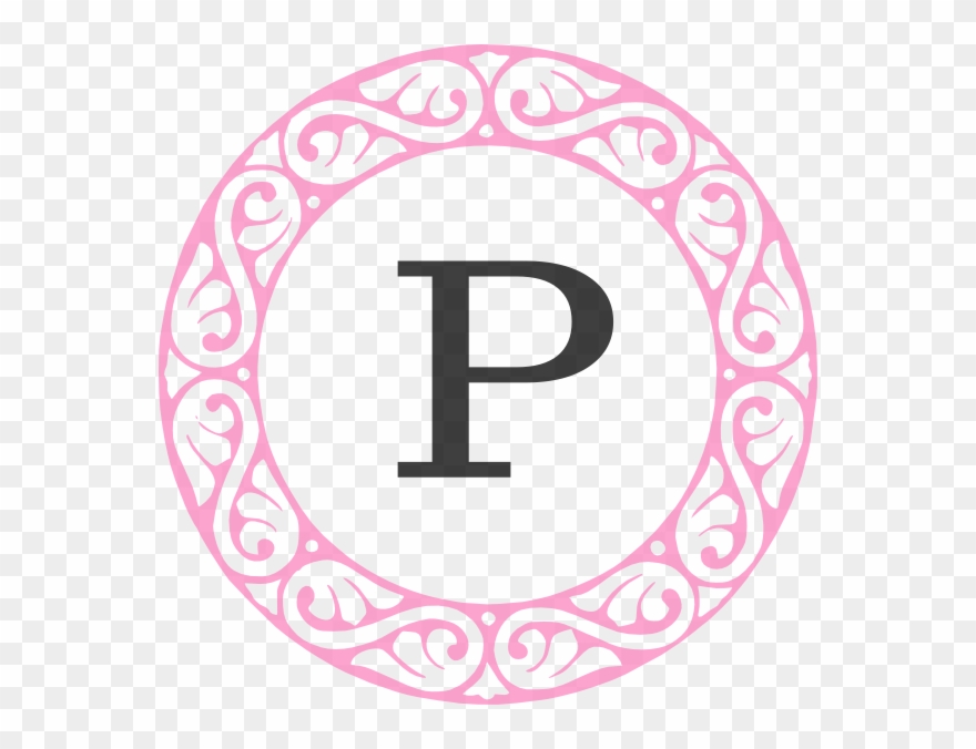 Letter L In A Circle Clipart
