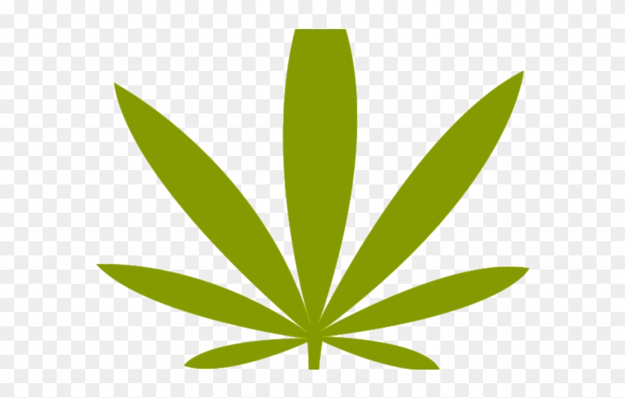 Weed Clipart Easy - Dibujo De La Marihuana - Png Download