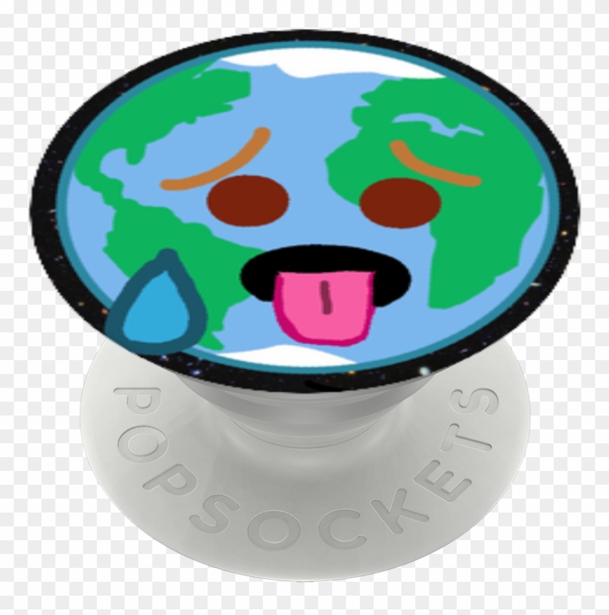 Melting/sweating Earth, Popsockets - Circle Clipart