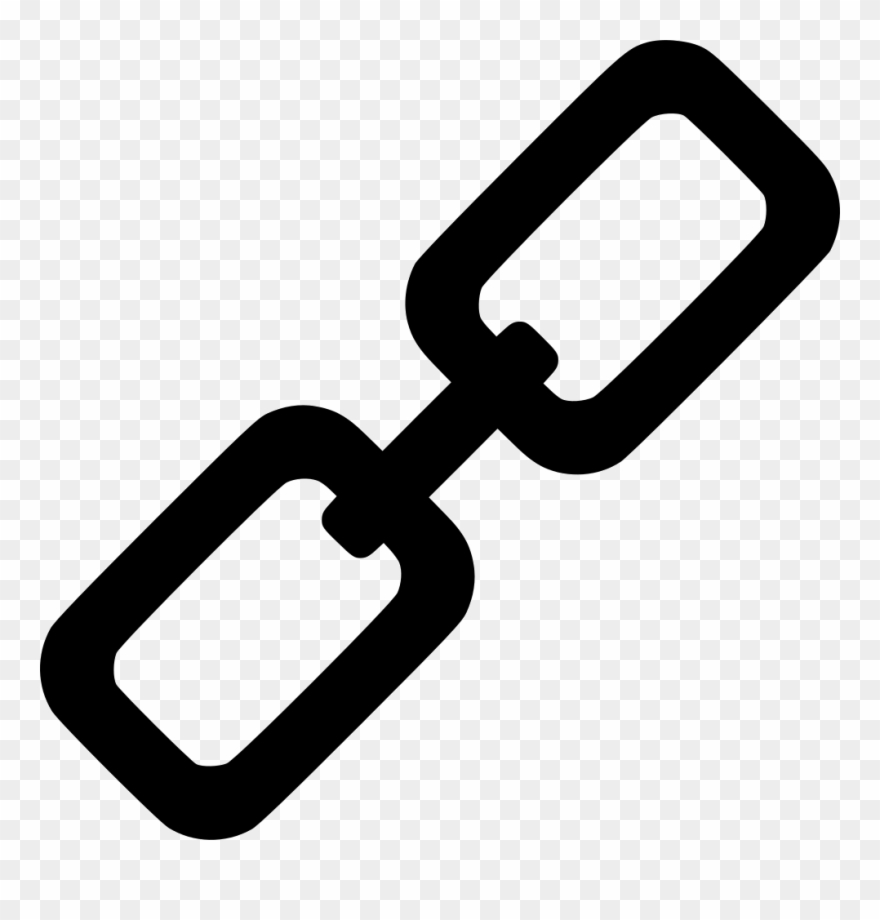 Link Svg Hyperlink - Broken Chain Link Clipart - Png Download