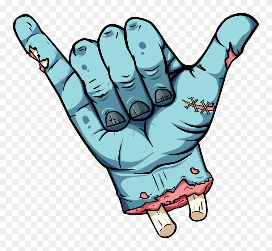 Claws Clipart Witch Finger - Zombie Stickers - Png Download