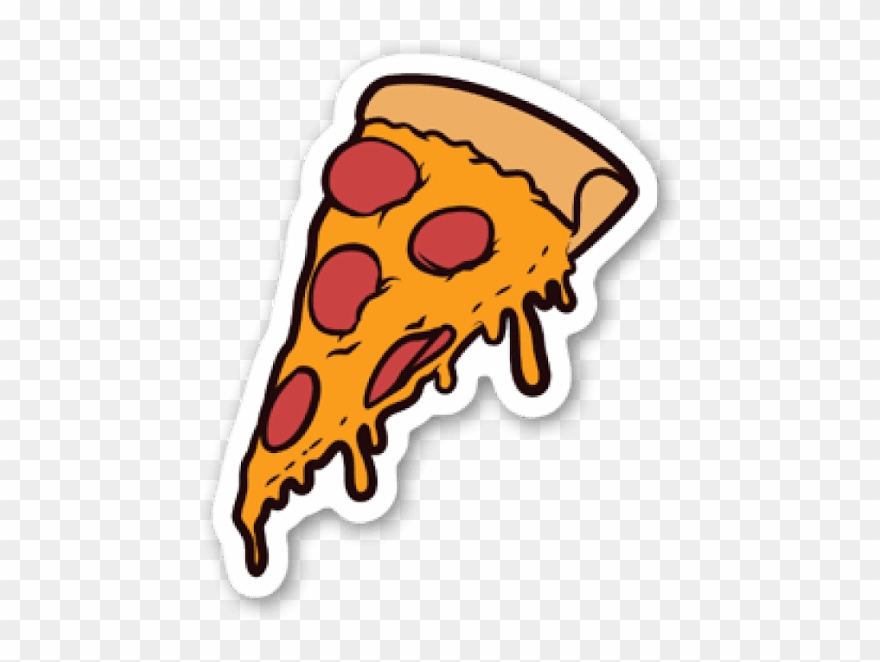 Pizza Slices Clipart - Pizza Stickers - Png Download