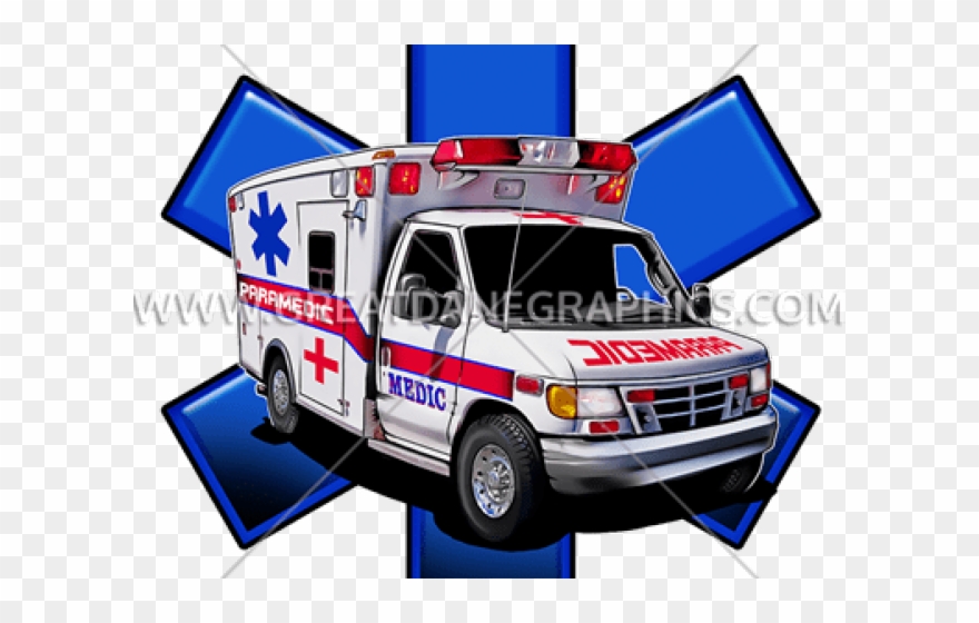 Ambulance Clipart Paramedic - Ambulance - Png Download