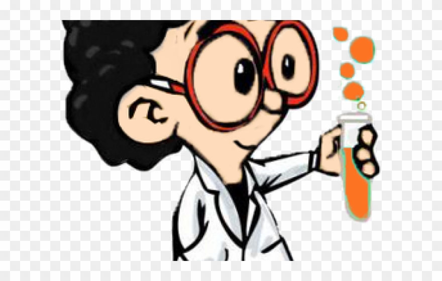 Way Clipart Science Observation - Cartoon Scientist - Png Download