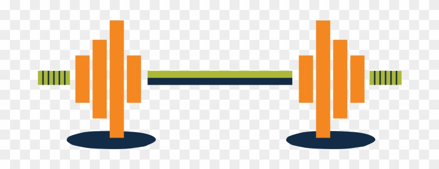 Barbell - Comfy Fitness Clipart