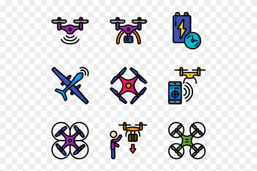 Drone Technology - Cute Ufo Icon Clipart