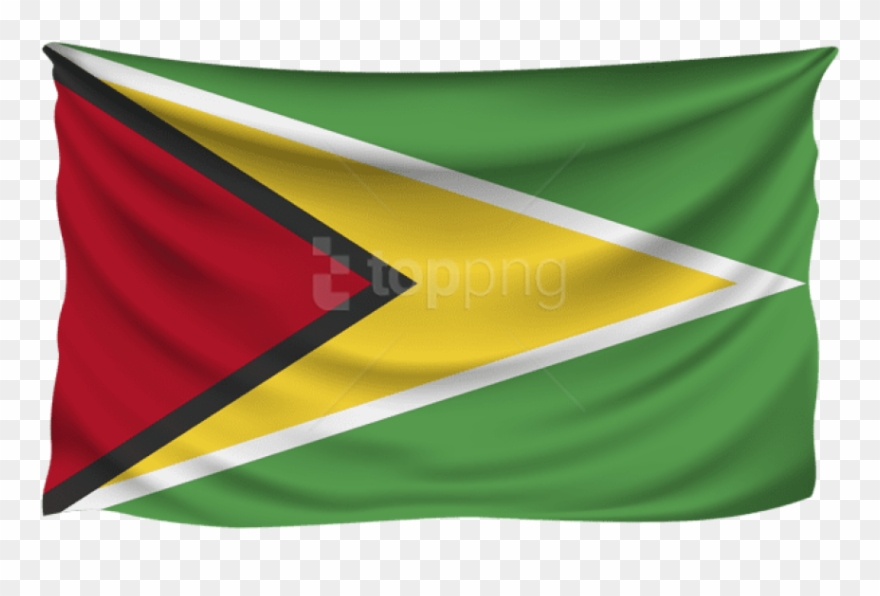 Free Png Download Guyana Wrinkled Flag Clipart Png - Flag Transparent Png