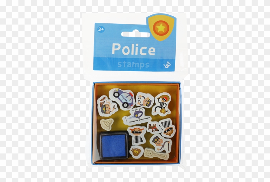 Mini Stamps - Police - Art Clipart