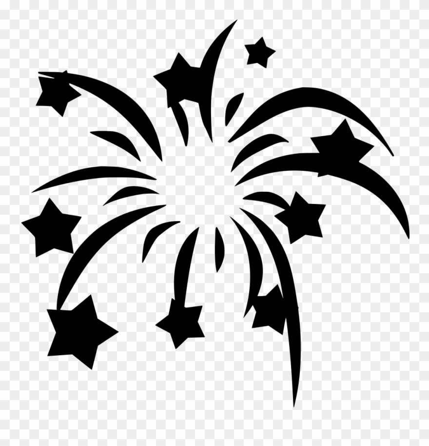 Fireworks - Firework Icon July 4th Clipart