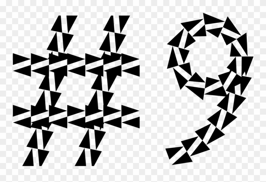 Display Pattern Typeface - Triangle Clipart