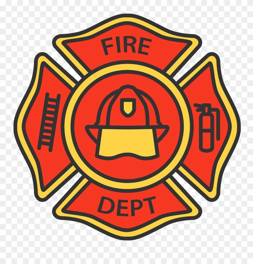 Firefighter Badge Png Picture - Fireman Badge Outline Clipart