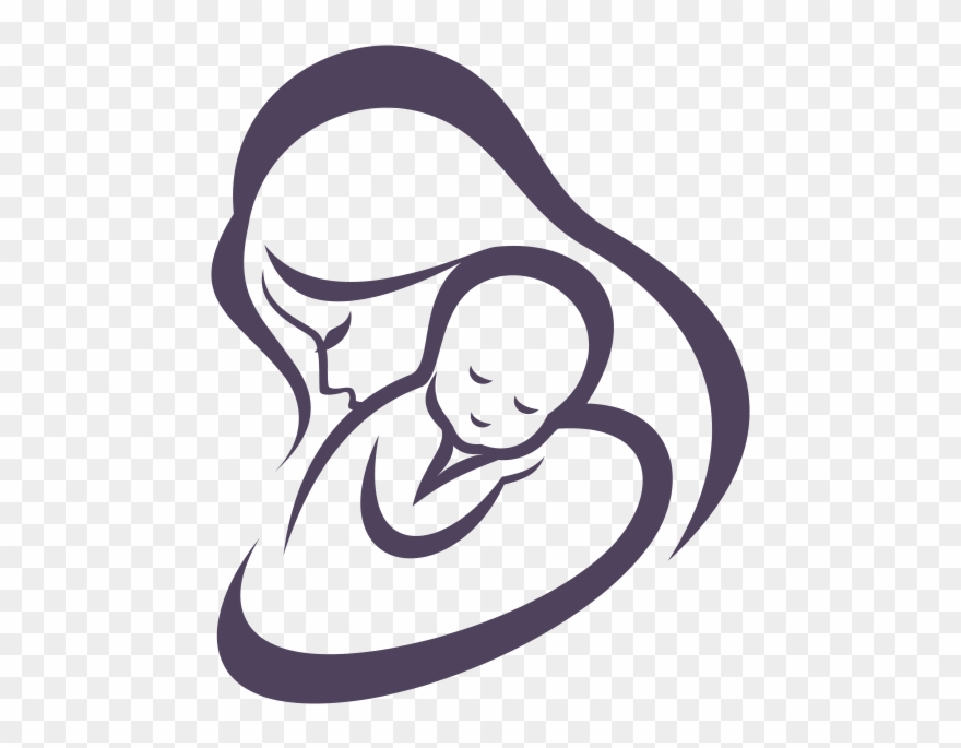Paternity Dna Hp - Mom And Baby Stylized Clipart