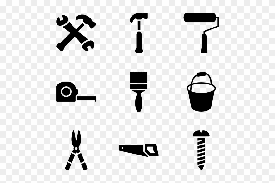 Tools - Home Maintenance Icons Clipart